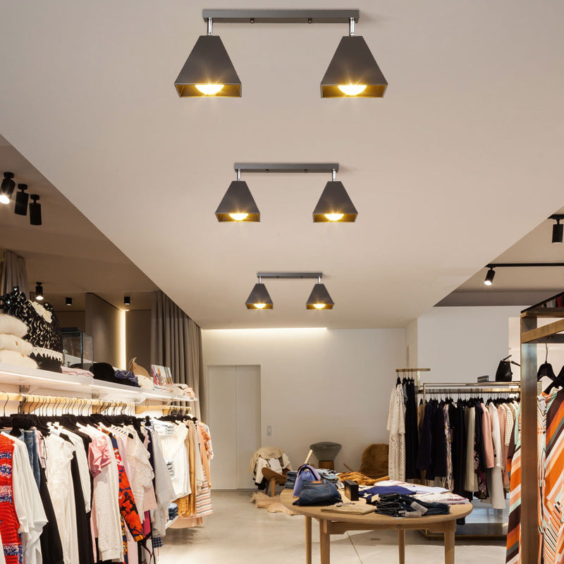 Plafonnier semi-monté géométrique pour espaces modernes Ceiling Lamp Electro Paris