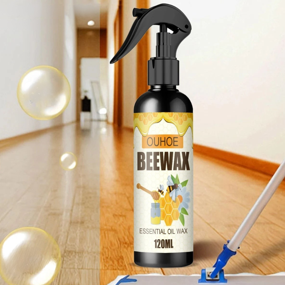 Politurage pour Meubles à la Cire d'Abeille – Nettoyant et Restaurateur de Bois en Spray Produit d'entretien pour meubles Electro Paris 3 bouteilles