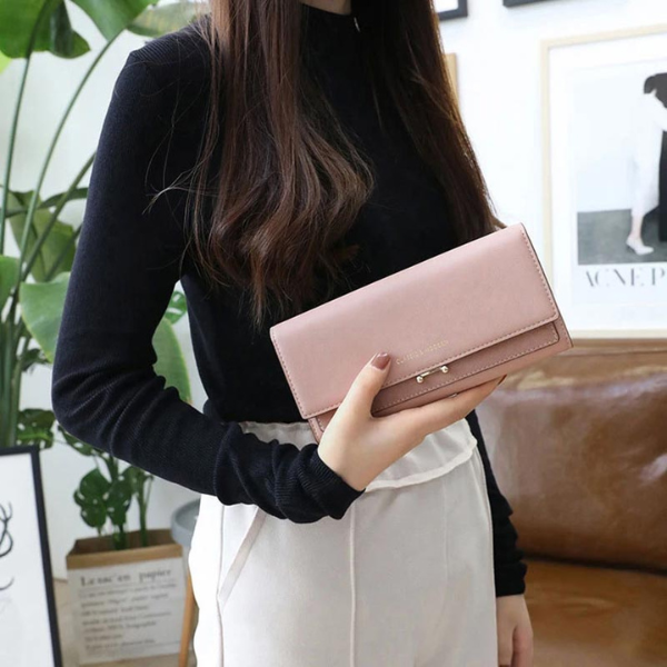 Portefeuille Femme – Élégance et Praticité Wallet Electro Paris Rose clair