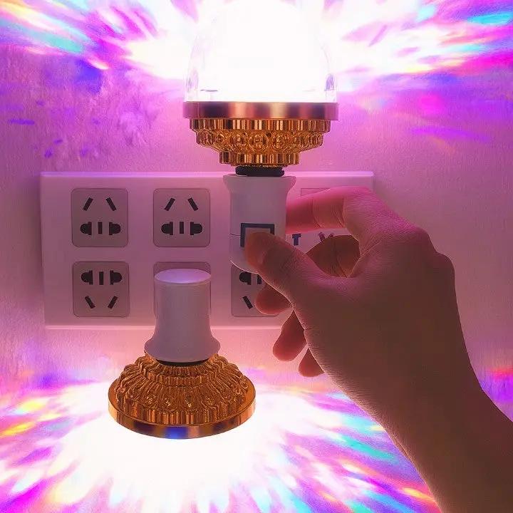 Ampoule LED Rotative RGB Avec Effet Stroboscopique Pour Créer Une Atmosphère De Fête Colorée Party light Electro Paris