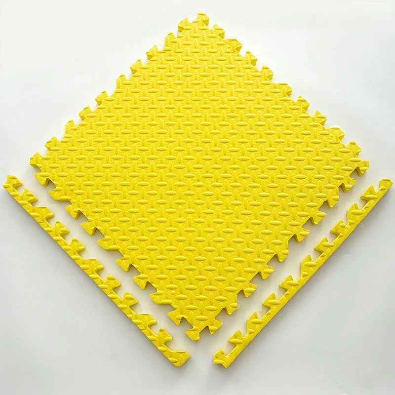 Tapis de Puzzle pour Enfants – Tapis de Jeu Sécurisé et Amusant pour Premières Activités Play Mats Electro Paris 12 Pièce jaune