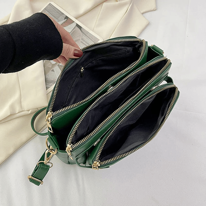 Sacoche d'Épaule Antivol Fine pour Femmes – Sac à Bandoulière Multi-poches pour Voyage Sacs à main Electro Paris