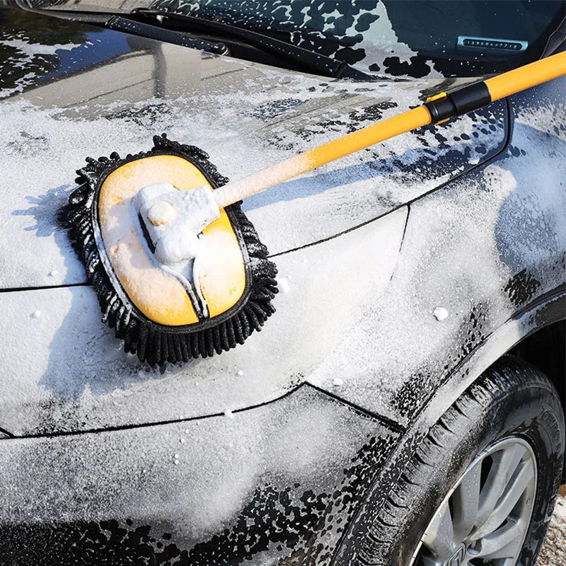 Brosse De Lavage De Voiture À Manche Télescopique Pour Nettoyage Facile Et Protection De La Carrosserie Car accessories Electro Paris