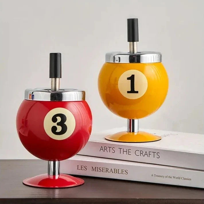 Cendrier En Métal Élégant Pour Salle De Jeux, Coin Billard Ou Espace Détente Lighters & Ashtray Electro Paris