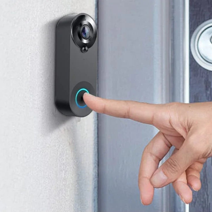 Sonnette Intelligente HD 1080p avec Vision Nocturne - Détection de Mouvement Caméras de sécurité pour maison intelligente Electro Paris