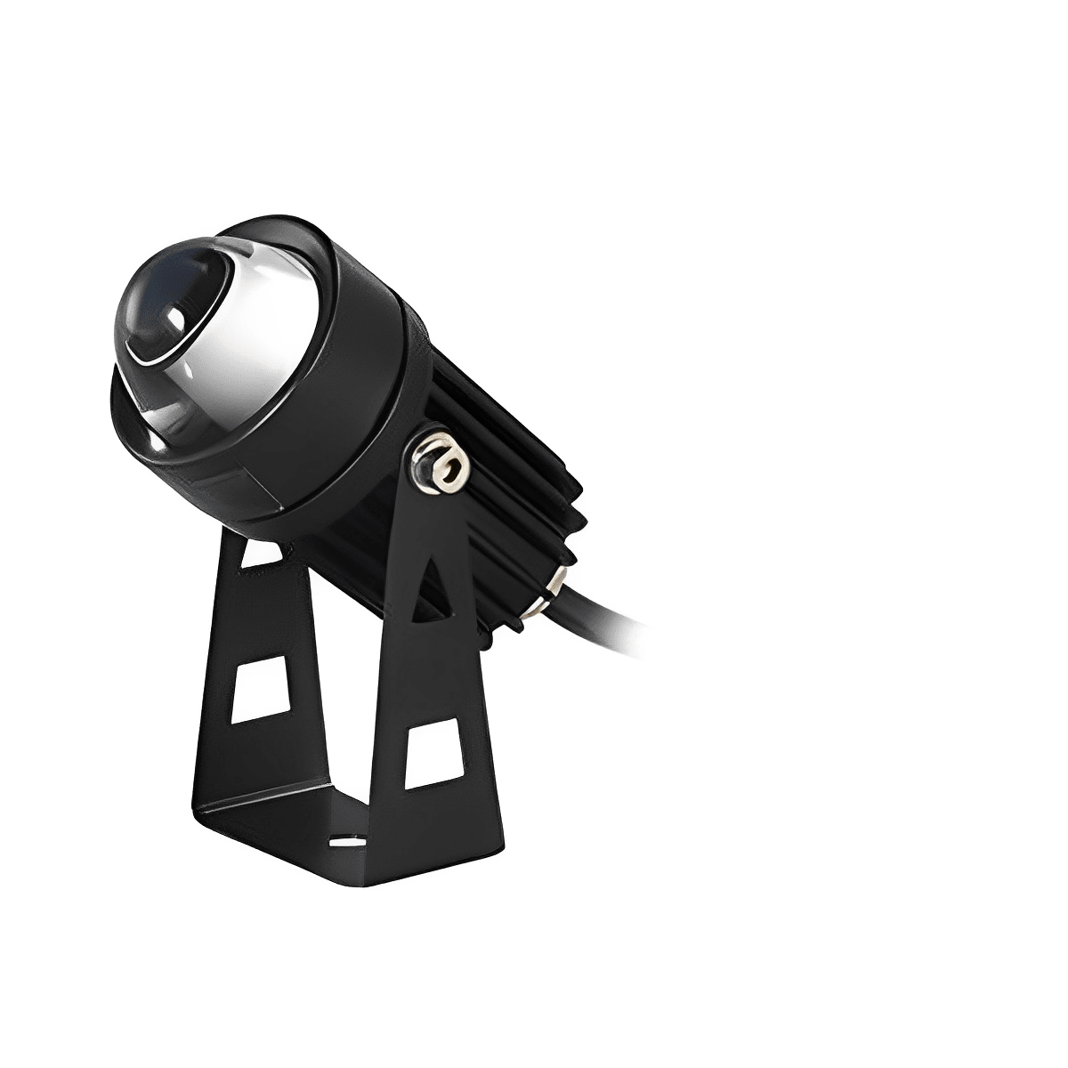 Projecteurs LED d'extérieur puissants et étanches pour l'éclairage paysager Lampadaires Electro Paris Cylindre 3W Blanc chaud