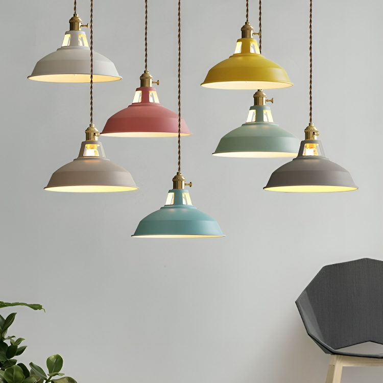 Suspension Industrielle Vintage avec Chaîne Réglable Ceiling Lamp Electro Paris