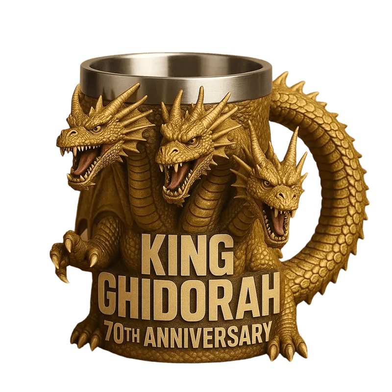 Tasse à Café Créative en Céramique 3D – Design de Monstre Amusant pour un Moment Café Original Tasses Electro Paris Roi Ghidorah