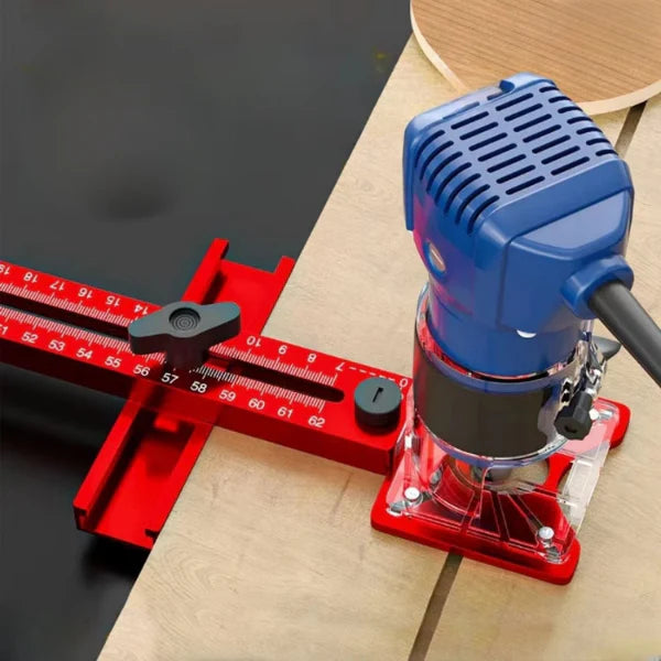 Règle 3-en-1 pour Rainure de Fraise – Outil de Mesure et de Guidage de Précision pour le Travail du Bois Tools Electro Paris
