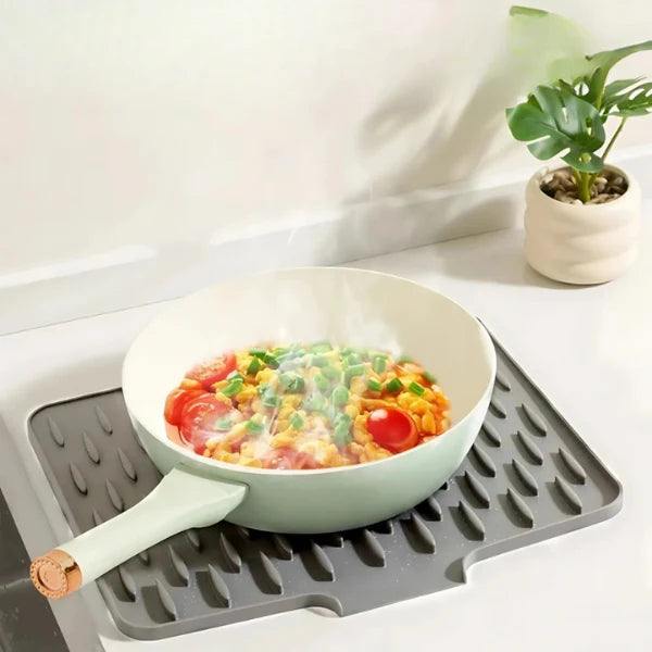 Tapis de Séchage de Cuisine Multifonction en Silicone – Résistant à la Chaleur & Antidérapant Kitchen Accessories Electro Paris