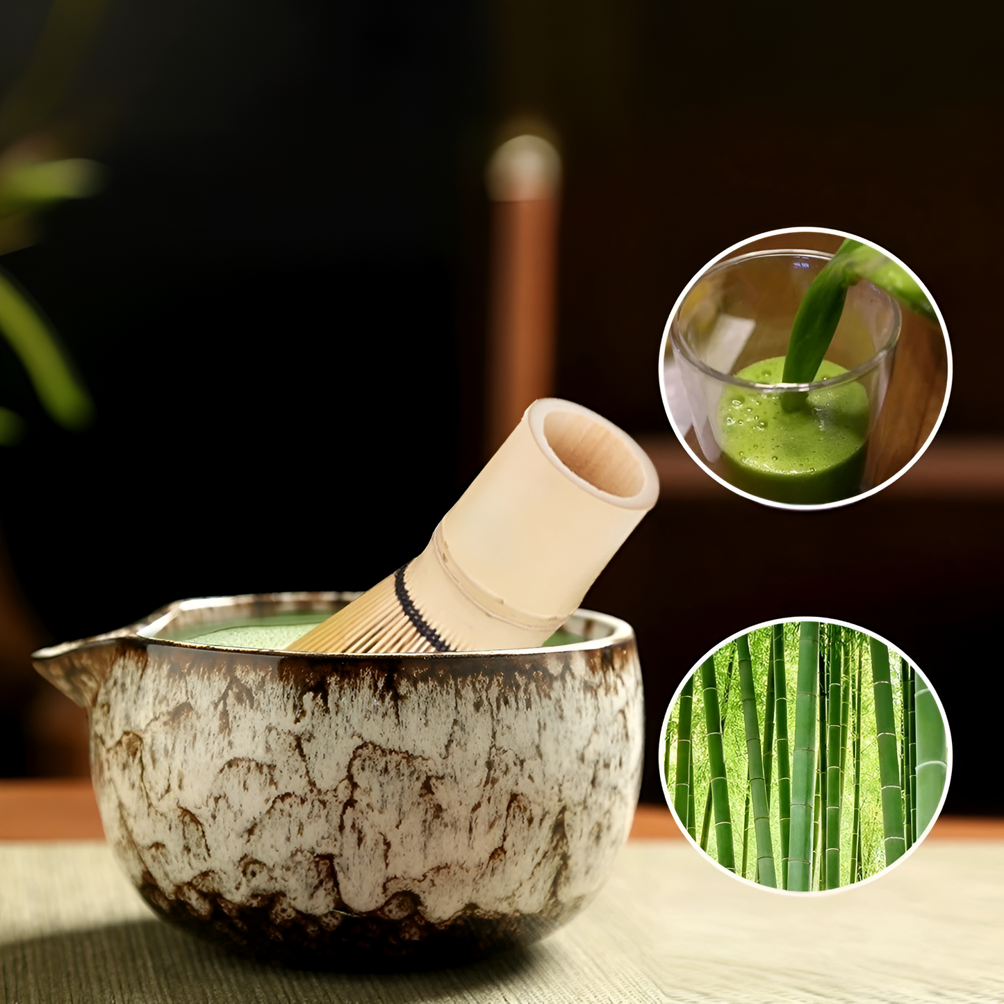 Service À Thé Matcha Complet 6 Pièces Pour Une Préparation Traditionnelle Authentique Et Élégante Matcha maker Electro Paris