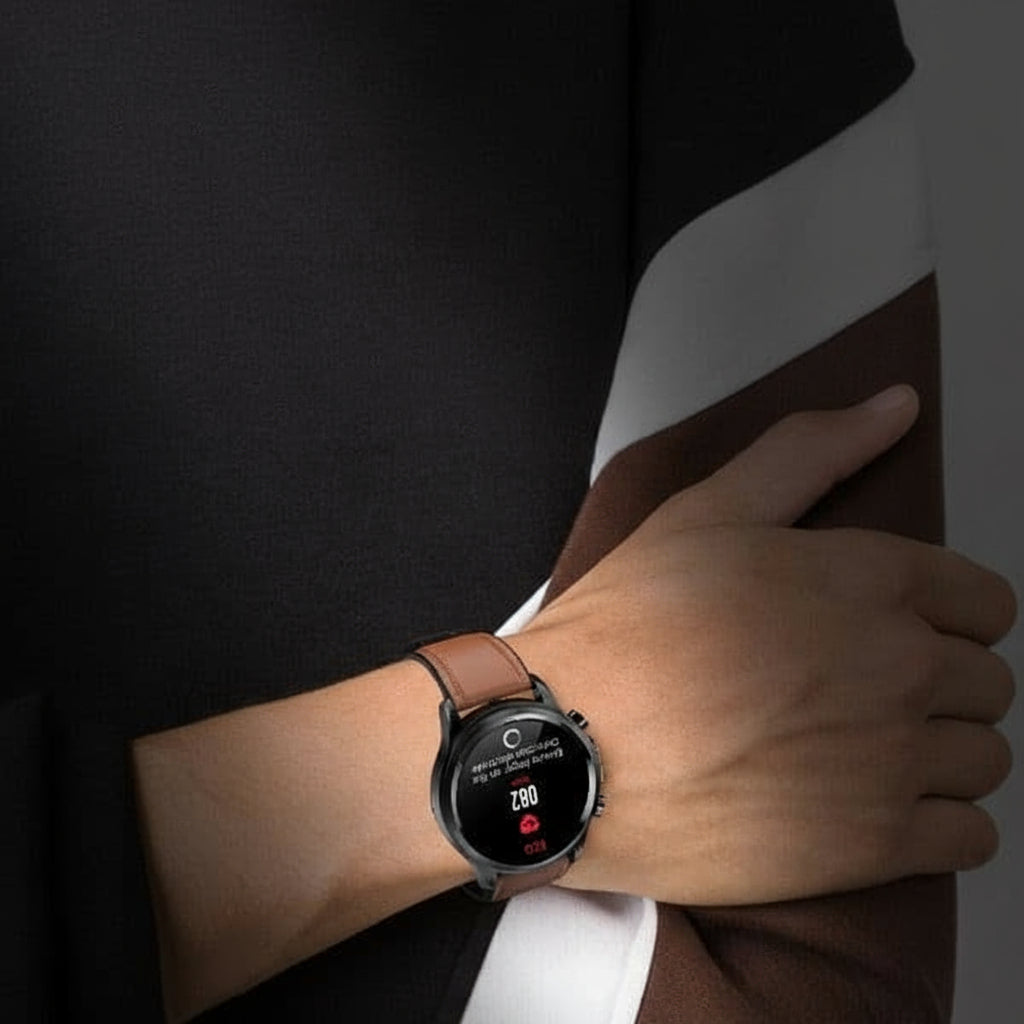 Montre Connectée Avec Surveillance De La Glycémie, Fréquence Cardiaque, Oxymètre Et Activité Quotidienne Smartwatch Electro Paris