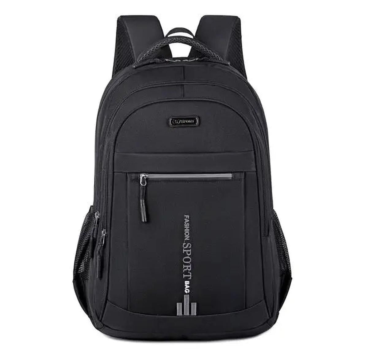 Sac À Dos Imperméable En Tissu Oxford Pour Homme Au Design Ergonomique Black Friday Deal Backpack men Electro Paris Noir-A