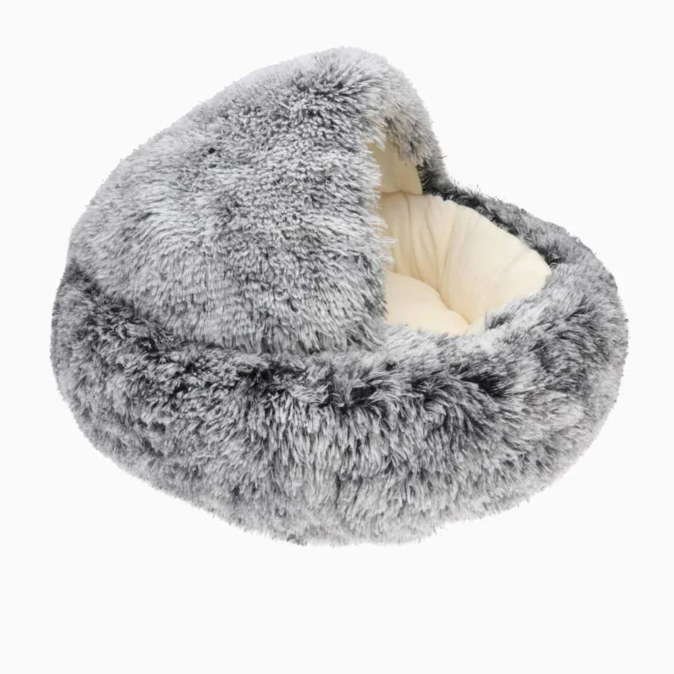Lit Pour Chien – Lit Apaisant Cozy Nest pour Chiens et Chats Réduit Le Stress Calming Nest Dog & Cat Bed Electro Paris