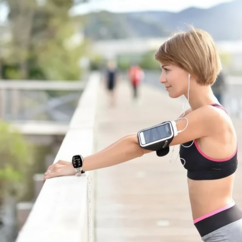 Bracelet Connecté Femme Élégant Pour Suivi Fitness, Santé Cardiaque Et Activité Quotidienne Smartwatch Electro Paris