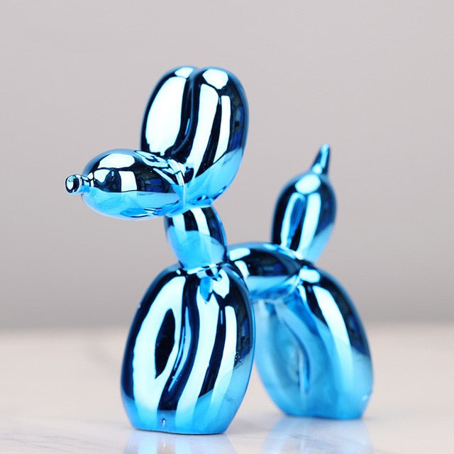 Figurine Chien Ballon Ludique – Sculpture en Résine pour Maison & Bureau Sculptures Electro Paris