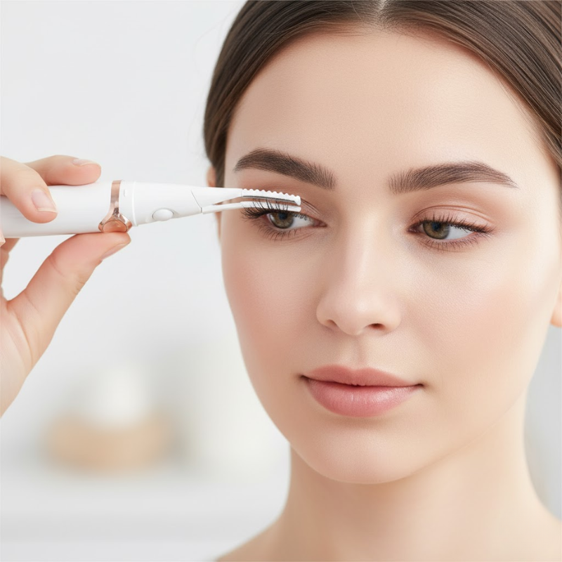 Recourbe-Cils Professionnel Pour Tous Types De Cils Avec Design Ergonomique Et Pad En Silicone Eyelash curler Electro Paris