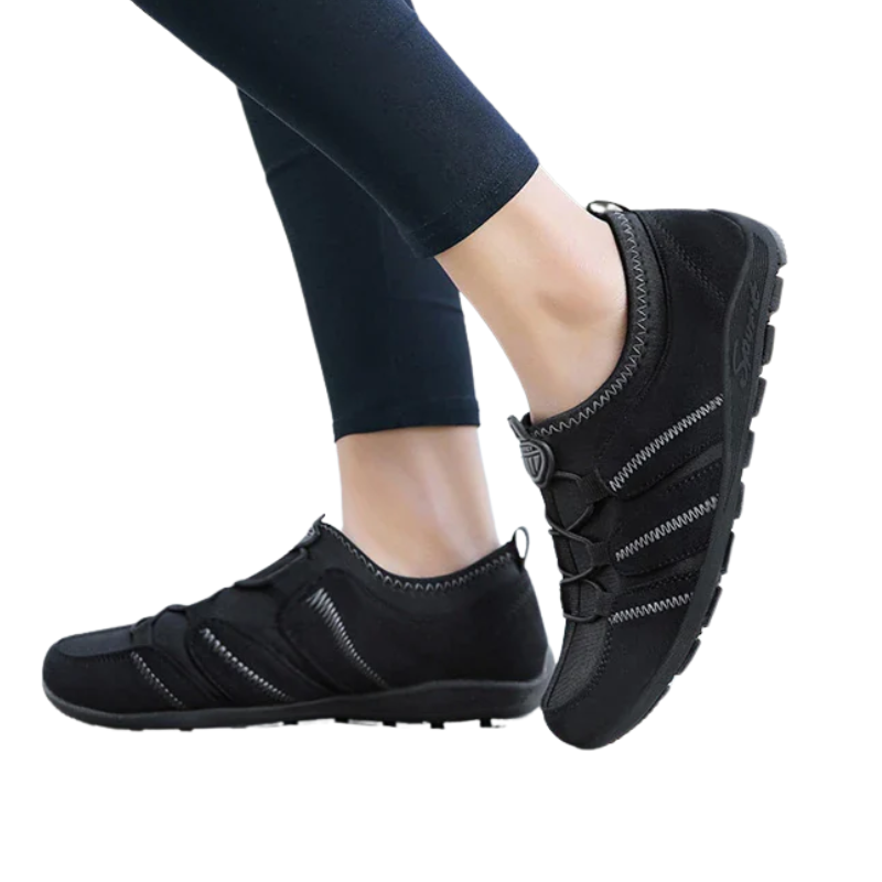 Baskets Femmes Slip-On Légères Confortables Pour Sport Et Style Quotidien Sneakers Electro Paris Noir 34