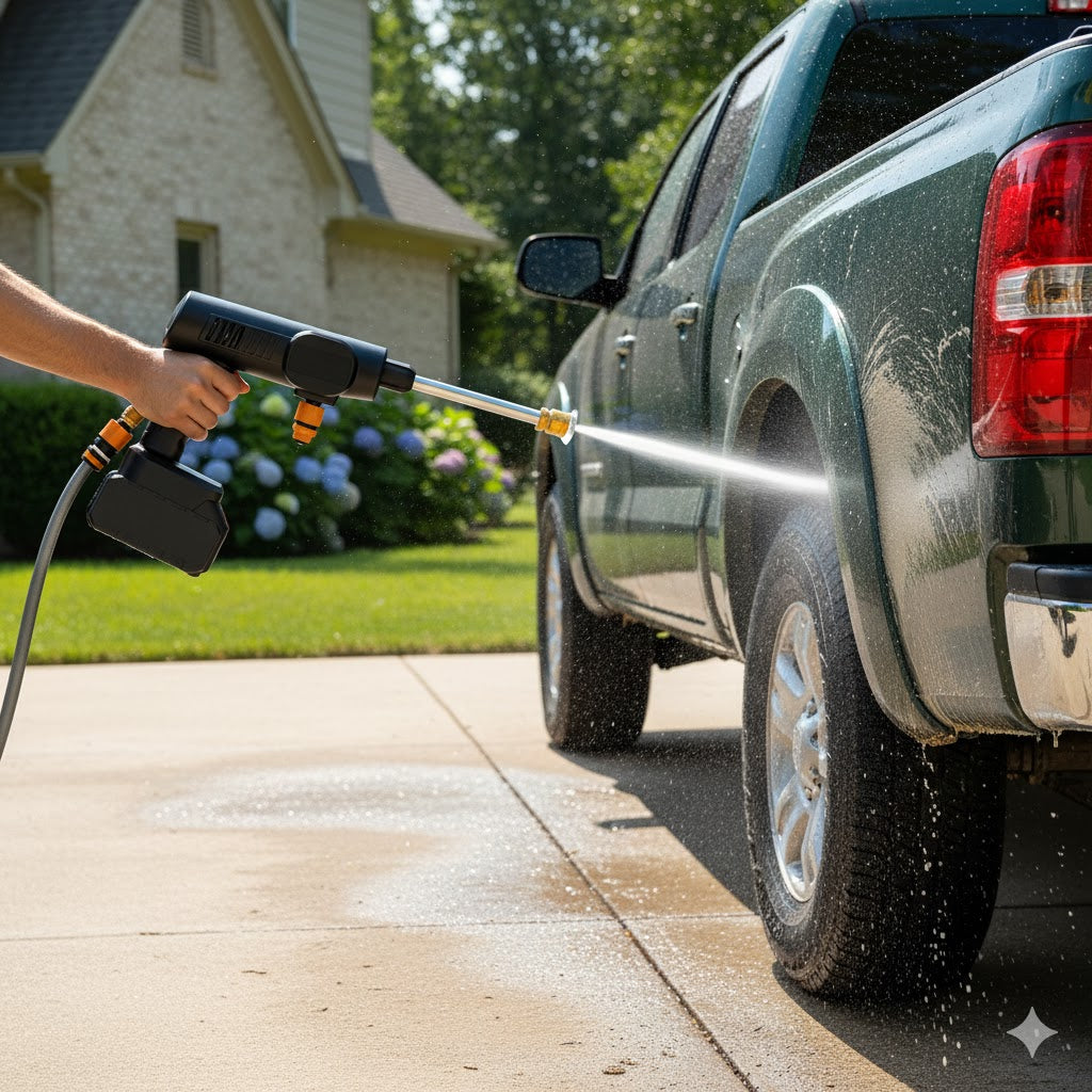 Nettoyeur Haute Pression Puissant Pour Voiture Terrasse Et Jardin Pressure washer Electro Paris