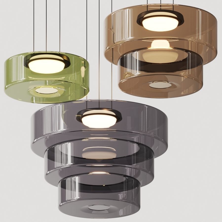 Lampe Suspendue – Lámpara Colgante De Vidrio Estilo Moderno Ceiling Light Electro Paris