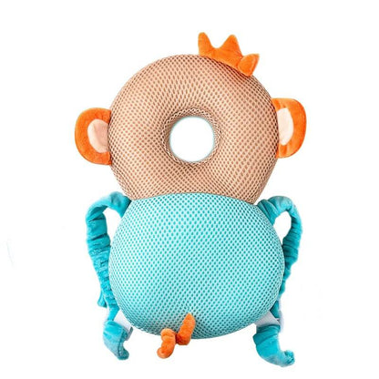 Protège-Tête Bébé Sac à Dos – Coussin Doux Pour Chutes Sécurisées Des Tout-Petits Toys & Games Electro Paris Singe