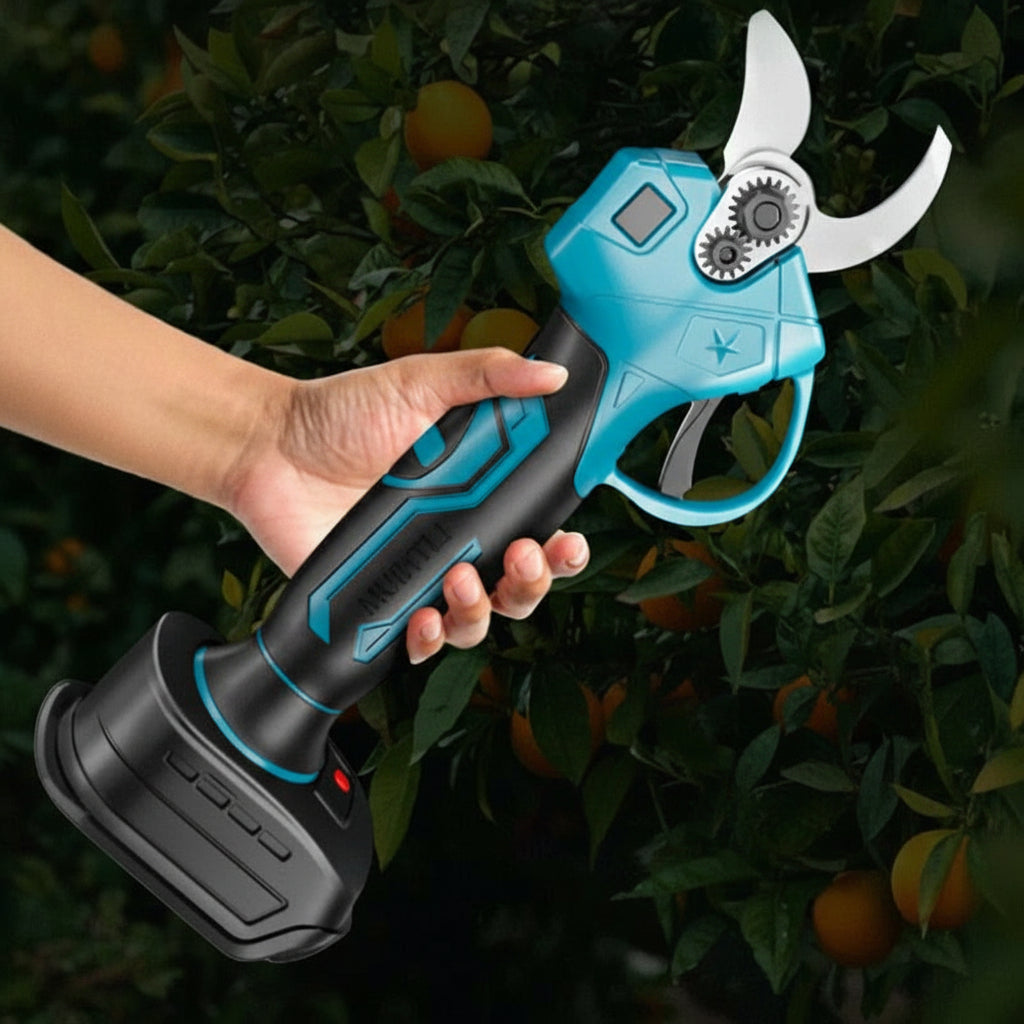 Sécateur Électrique Sans Fil Haute Performance Avec Lame Et Moteur Sans Balais Pruning shear Electro Paris