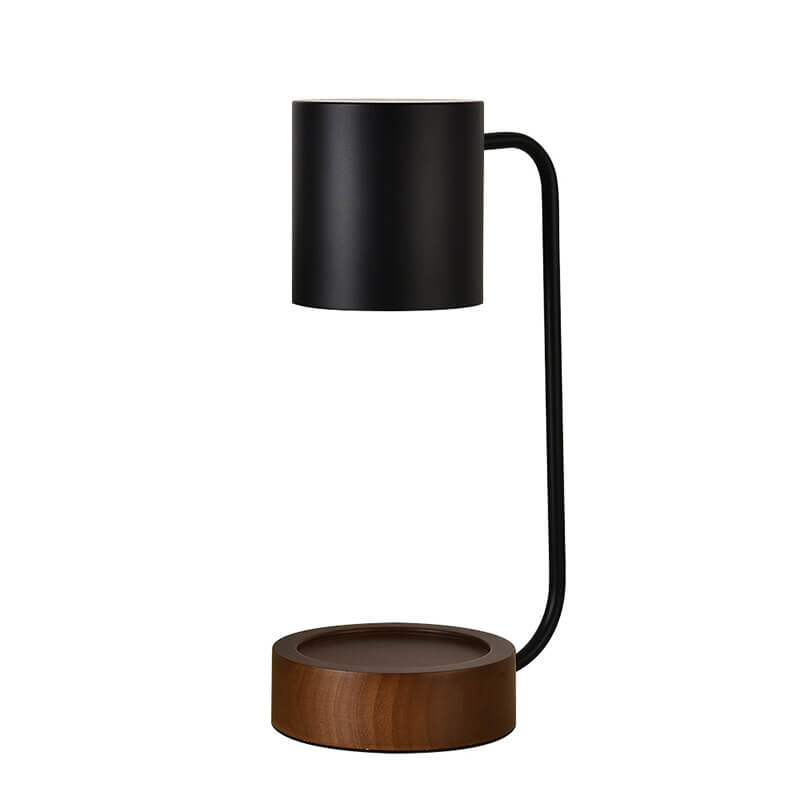 Lampe De Table Minimaliste En Bois Avec Gradateur Et Fonction Minuterie Table Lamps Electro Paris Noir Variateur d'intensité 110V-120V For US/CA