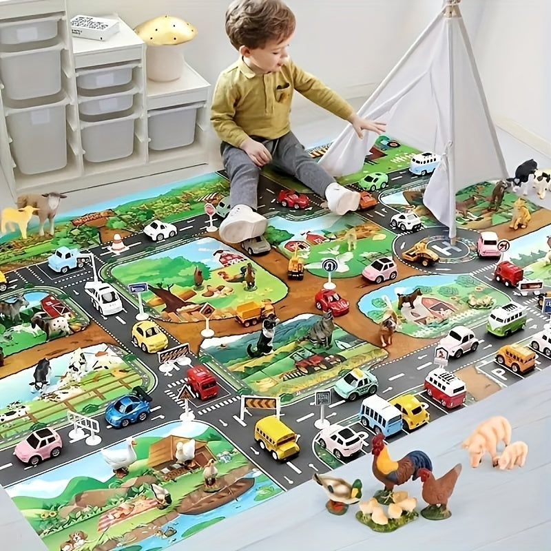 Tapis de Jeu Interactif – Explorez la Vie à la Ferme & le Plaisir du Trafic Toys & Games Electro Paris