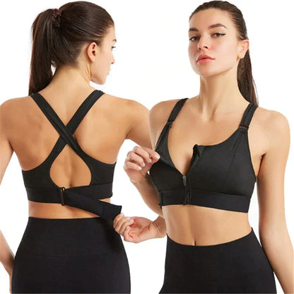 Soutien-Gorge De Sport Maintien Total Et Confort Absolu Pour Un Entraînement Sans Douleur Bras Electro Paris Noir S