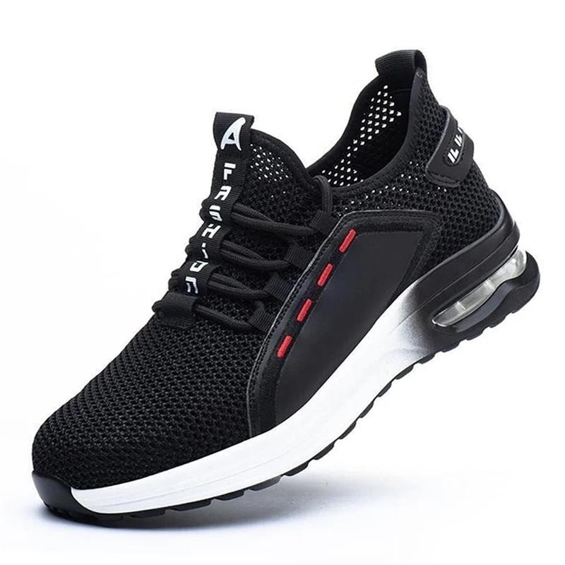 Chaussures de Sécurité Ultra-Légères et Respirantes pour Confort et Protection au Travail Men Shoes Electro Paris Noir Blanc 35