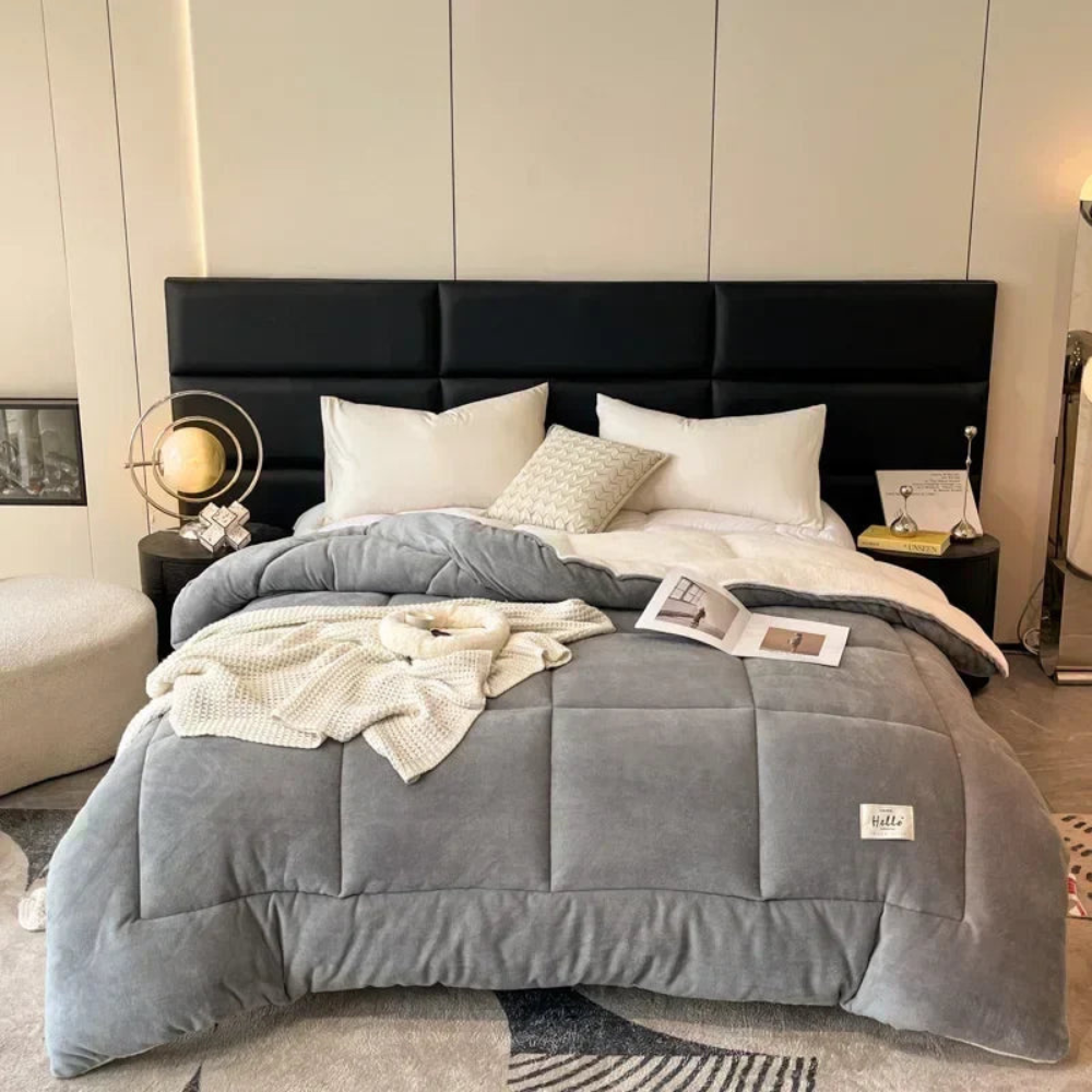 Couverture Épaisse et Pondérée – Chaleur Douce et Réconfortante pour l’Hiver Blankets Electro Paris Gris 150*200 cm 4 livres