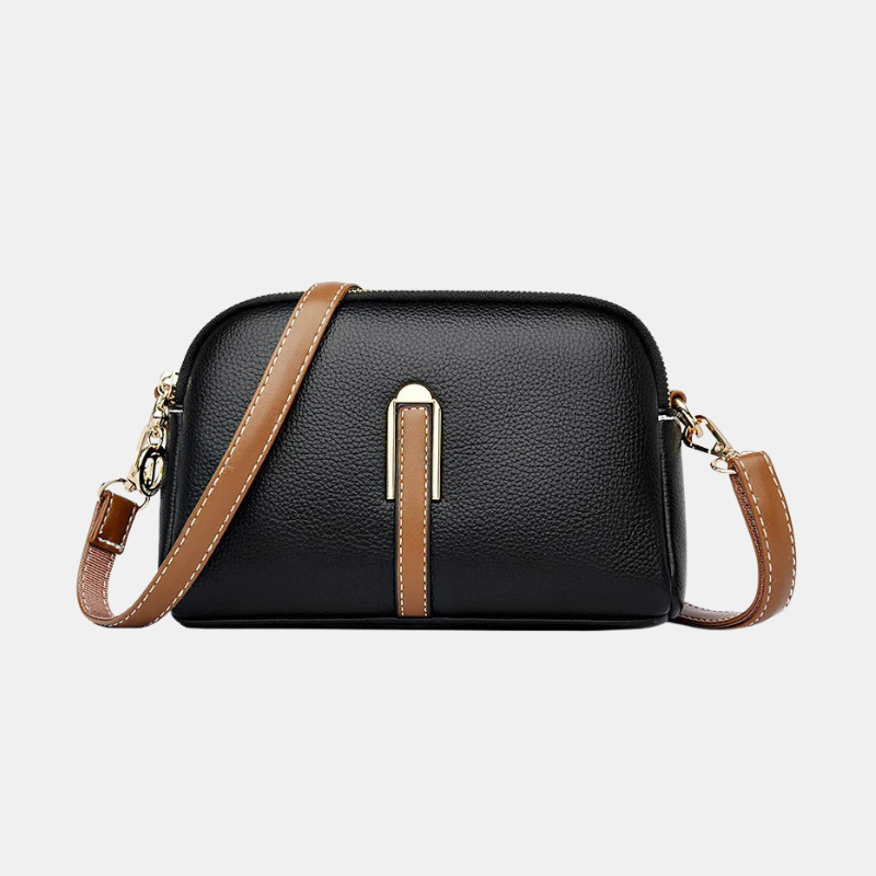 Sac En Cuir Pour Femme – Élégance Compacte et Intemporelle Women's bag Electro Paris Noir