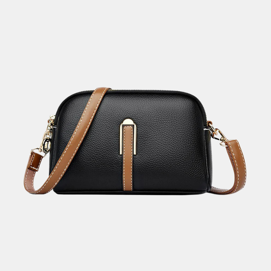 Sac En Cuir Pour Femme – Élégance Compacte et Intemporelle Women's bag Electro Paris Noir