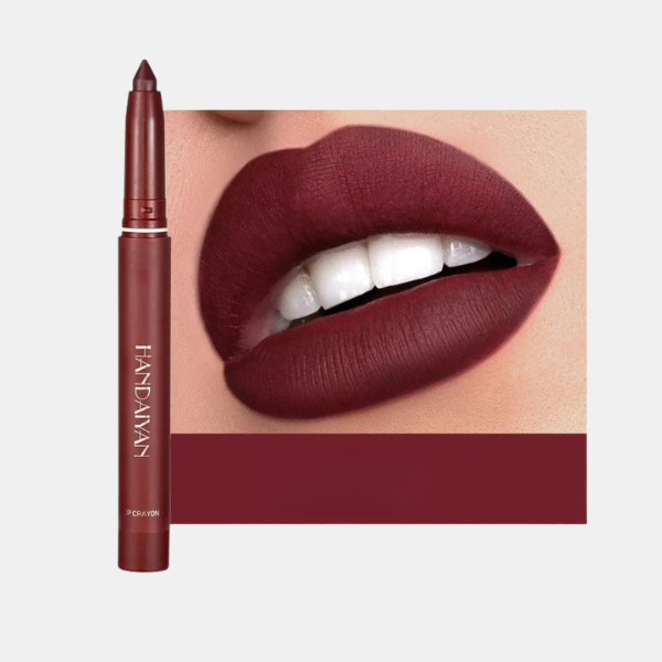 Crayons à Lèvres Mat Premium – Rotatifs, Taillables et Longue Tenue Maquillaje Electro Paris Baie 1 + 1 Gratuit