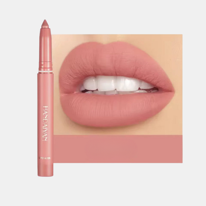 Crayons à Lèvres Mat Premium – Rotatifs, Taillables et Longue Tenue Maquillaje Electro Paris Pêche 1 + 1 Gratuit