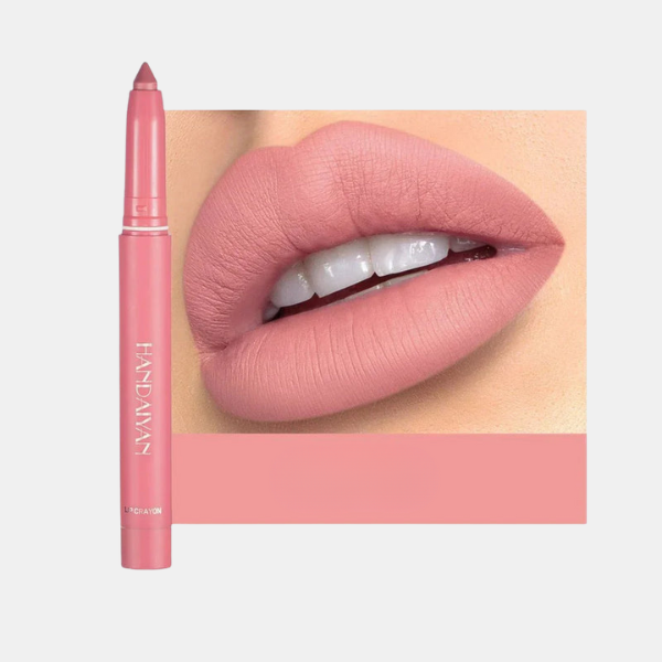 Crayons à Lèvres Mat Premium – Rotatifs, Taillables et Longue Tenue Maquillaje Electro Paris Rose 1 + 1 Gratuit