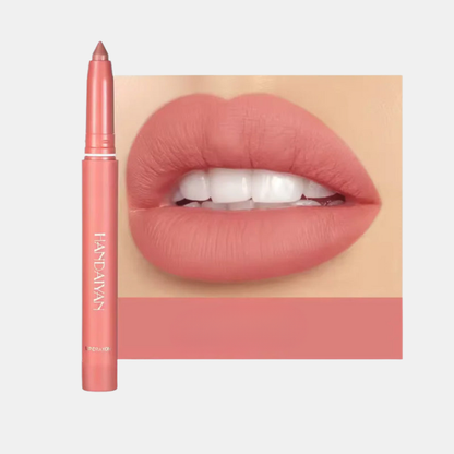 Crayons à Lèvres Mat Premium – Rotatifs, Taillables et Longue Tenue Maquillaje Electro Paris Pivoine 1 + 1 Gratuit