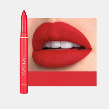 Crayons à Lèvres Mat Premium – Rotatifs, Taillables et Longue Tenue Maquillaje Electro Paris Carmine 1 + 1 Gratuit