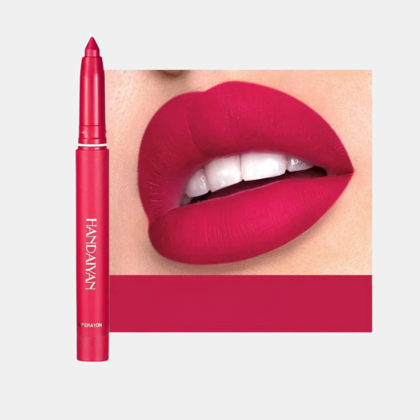 Crayons à Lèvres Mat Premium – Rotatifs, Taillables et Longue Tenue Maquillaje Electro Paris Cramoisi 1 + 1 Gratuit
