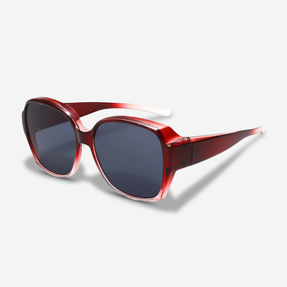 Lunettes De Soleil À Clip Magnétique Haute Qualité Pour Brillants Avec Protection UV400 Et Vision Claire Sunglasses Electro Paris Rouge / Pro
