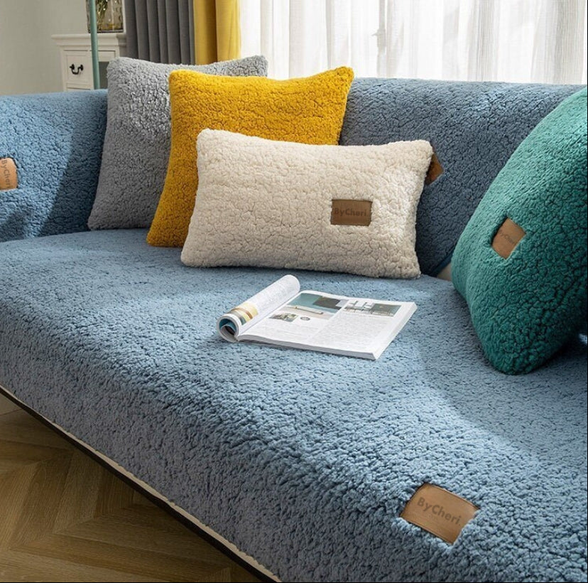 Housse De Canapé Élégante Et Rembourrée Avec Protection Contre L’Usure Et Anti-Dérapante Sofa Cover Electro Paris