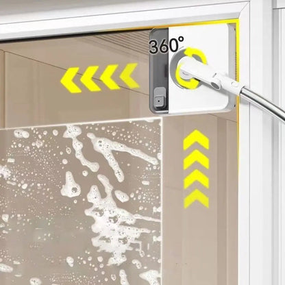 Nettoyeur De Vitres Télescopique 3-en-1 Pour Fenêtres Hautes Et Surfaces Difficiles À Atteindre House cleaning tool Electro Paris