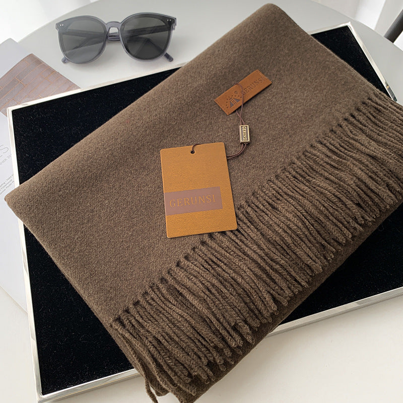 Écharpe En Cachemire Luxueuse – Élégance, Chaleur Et Confort Black Friday Deal Scarfs Electro Paris Café