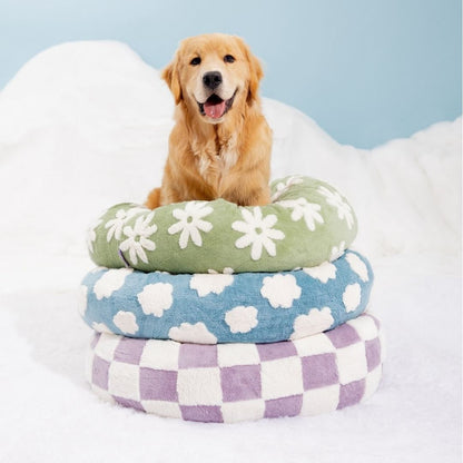 Quality Round Donut Dog Bed – Lit Rond Douillet Pour Chiens Et Chats Pour Détente Ultime Et Confort Apaisant Quality Round Donut Dog Bed Electro Paris