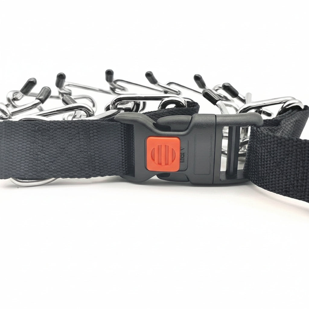 Collier pour Chien Résistant avec Fermeture Rapide – Contrôle Anti-Traction et Confort Quotidien Training, Choke & Pinch Collars Electro Paris
