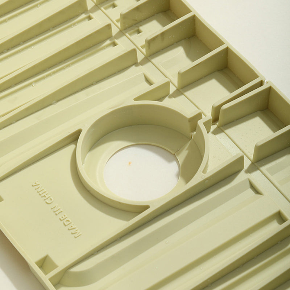 Tapis d’égouttage en silicone pour cuisine et salle de bain – Conception inclinée pour un séchage rapide Drainage Mat Electro Paris