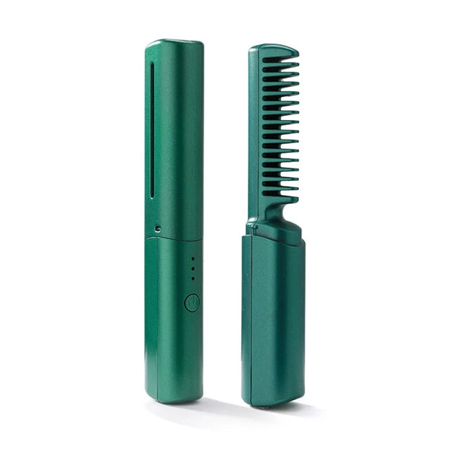Lisseur Sans Fil Pour Cheveux Lisses Brillants Et Sans Frisottis Avec Chauffage Rapide Et Batterie Longue Durée Hair styling tool Electro Paris Vert