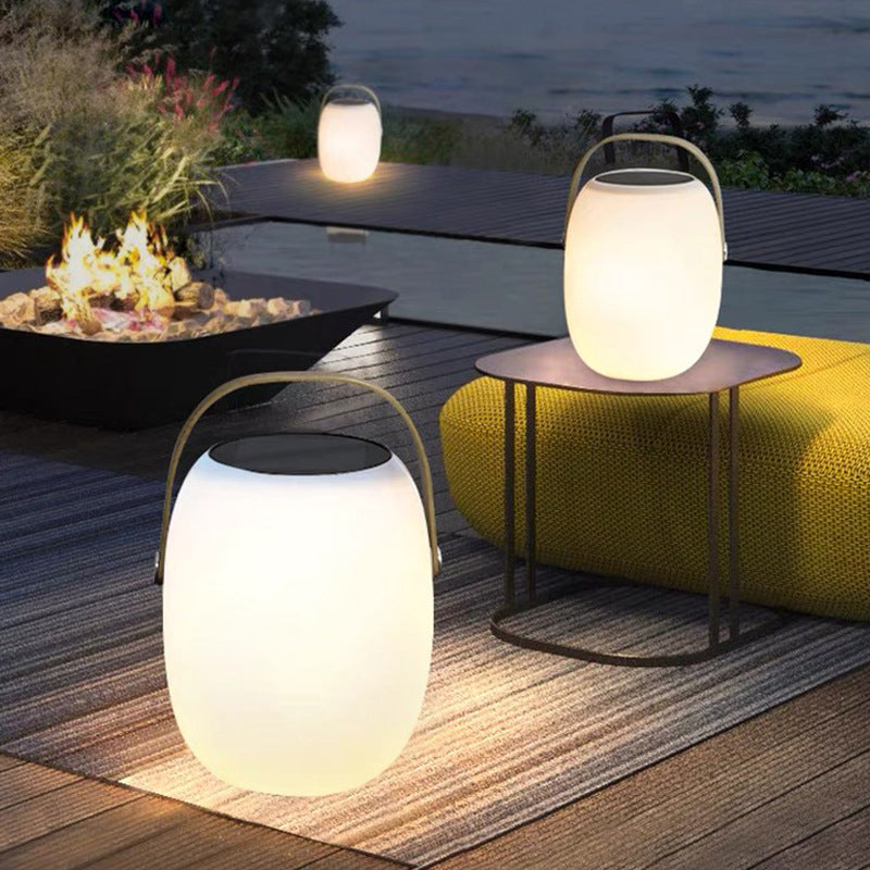 Éclairage Extérieur Solaire Portable en Panier avec LED Décorative Étanche Table Lamps Electro Paris