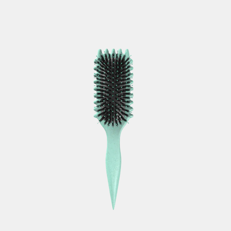 Brosse Cheveux Définition De Boucles Sans Frisottis Pour Tous Types De Cheveux Avec Poignée Ergonomique Hair styling tool Electro Paris Vert