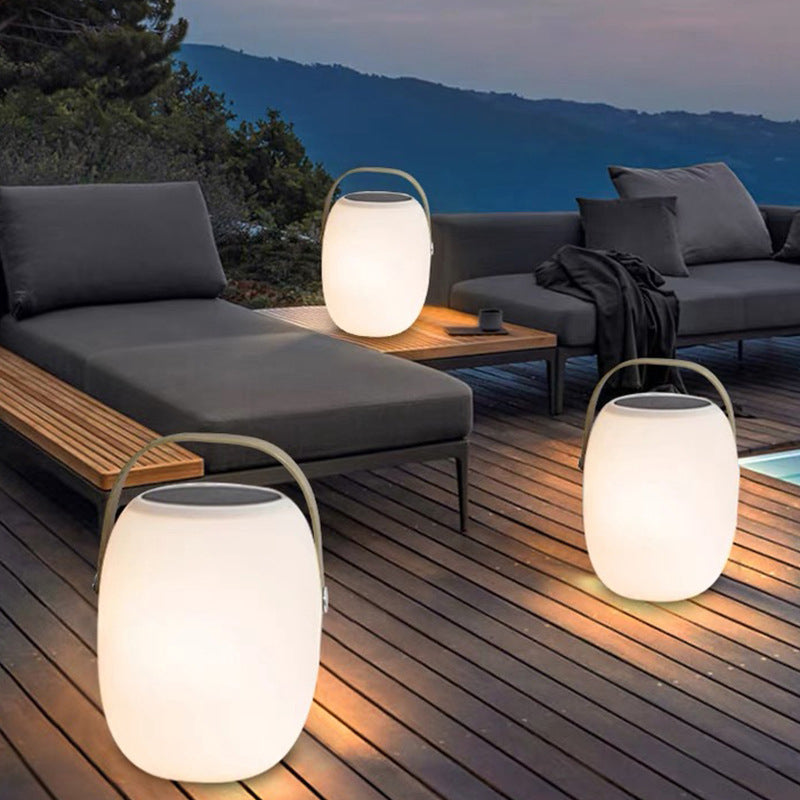 Éclairage Extérieur Solaire Portable en Panier avec LED Décorative Étanche Table Lamps Electro Paris